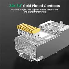 Hạt mạng RJ45 Cat6a/Cat7 gói 10pcs chính hãng Ugreen 70316 cao cấp